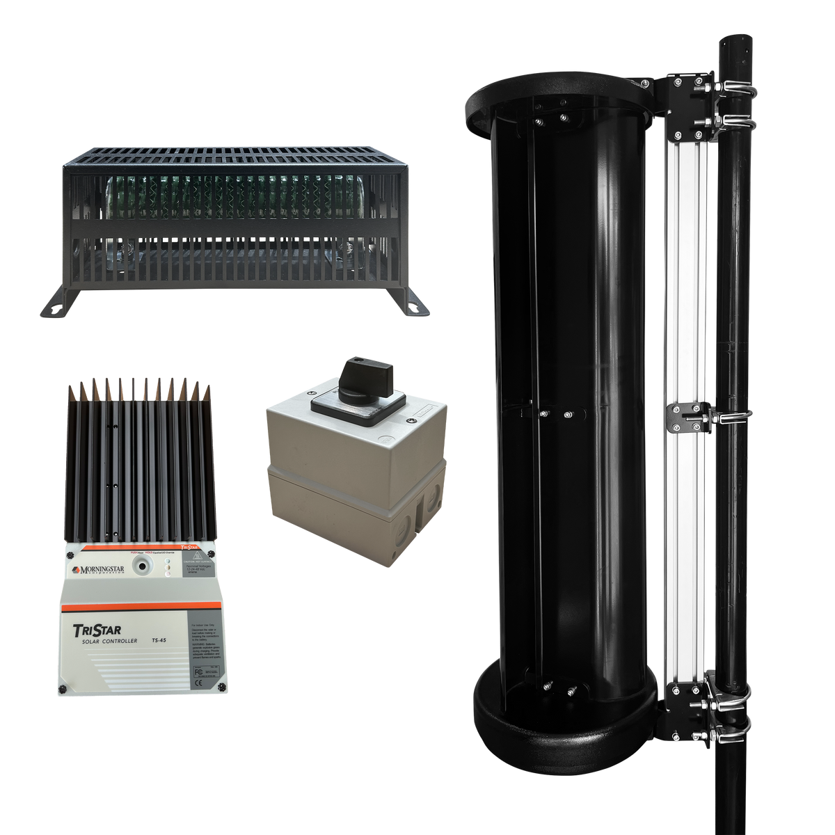 LEv150 Wind Turbine Standard and Storm Advanced Kit (12/24/48V)