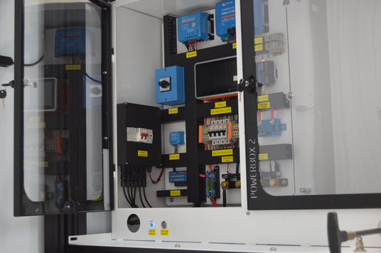 Inside doors of PowerBox 2