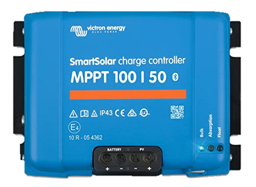 Victron SmartSolar MPPT 100V 50 amp 12/24-Volt Solar Charge Controller (Bluetooth)