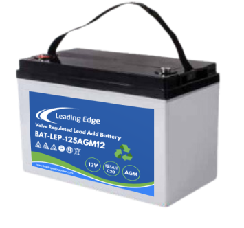 BAT-LEP-125AGM12 Leading Edge Battery 12V