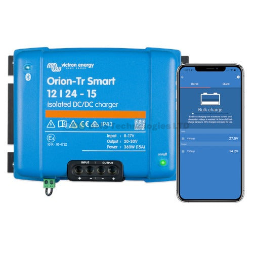 Victron Energy Orion-Tr Smart 12/24V Isolated DC-DC – ORI1224 Smart