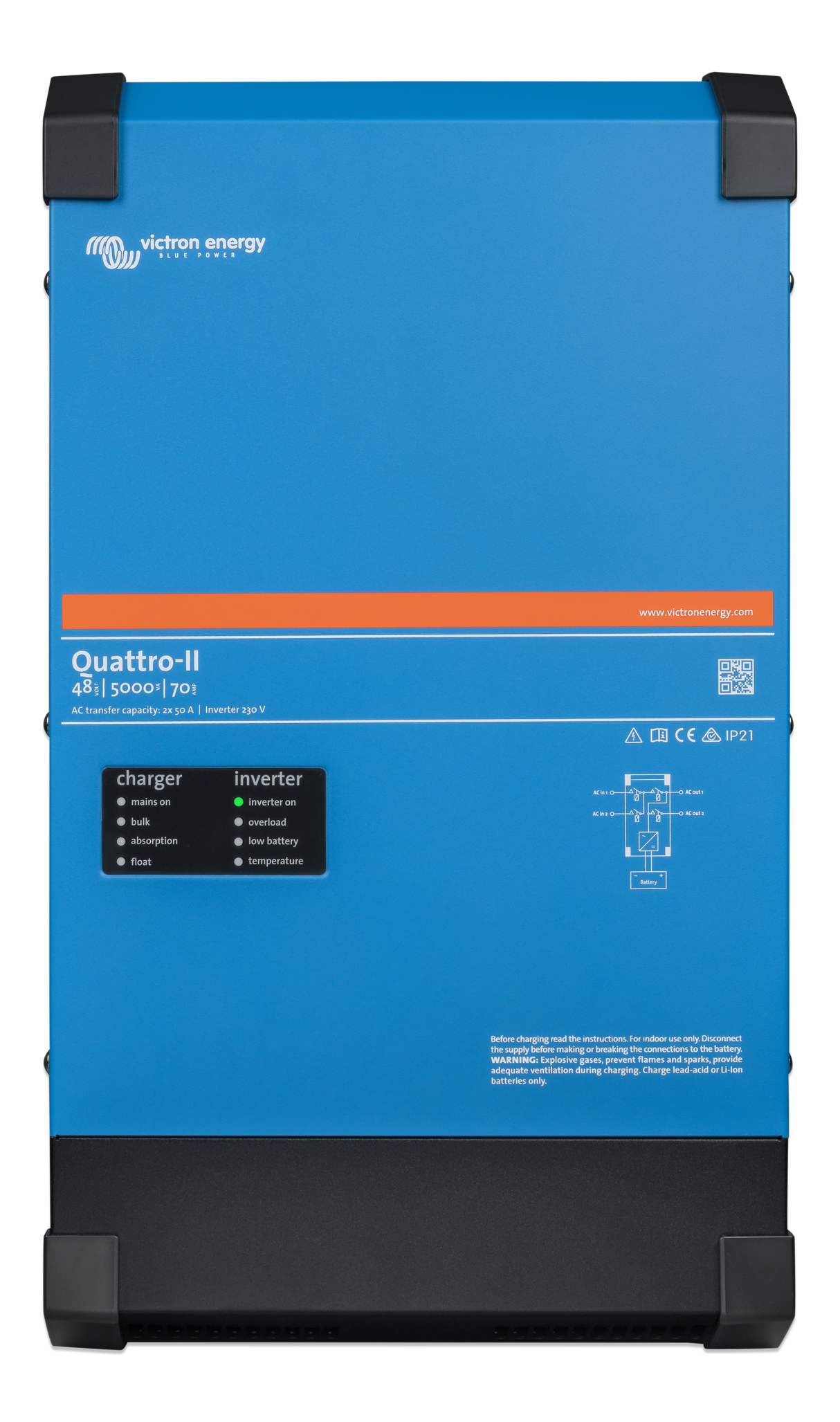 Victron Energy Quattro-II 48/5000/70-50/50 230V