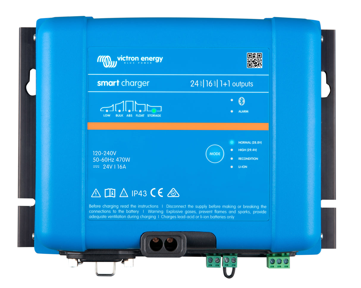 Victron Energy Phoenix Smart IP43 Charger 24/16(1+1) 120-240