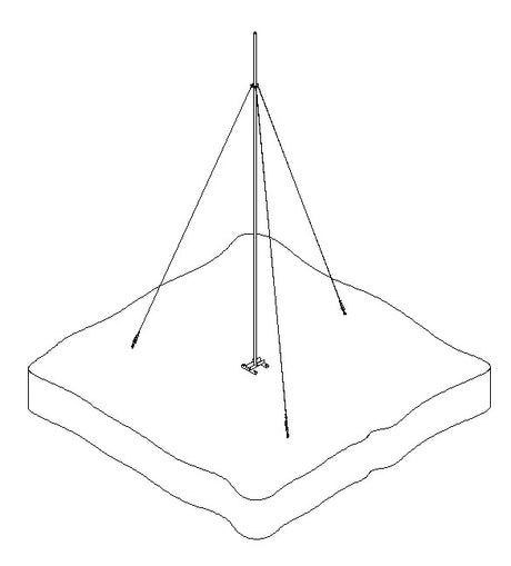 guyed tower kit diagram for wind turbine 